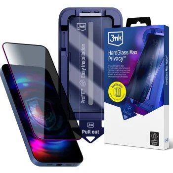 Apsauginis stiklas 3mk HardGlass Max Privacy telefonui Google Pixel 10A