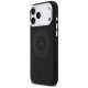 Mercedes Silicone Vintage Logo MagSafe dėklas telefonui iPhone 17 Pro Max, juodas
