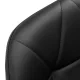 Kosmetologinė kėdė su atlošu 4Rico QS-06B, juoda