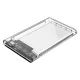 Orico 2139C3 2.5\" HDD/SSD išorinis dėklas USB-C, skaidrus