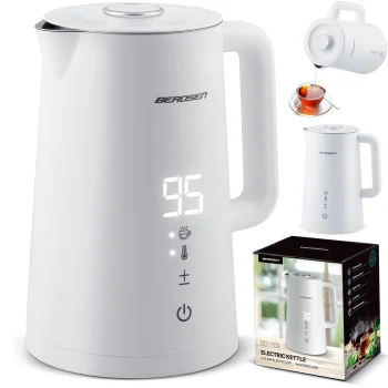 Berdsen BD-709 Electric Kettle with Temperature Control 1.7L, White
