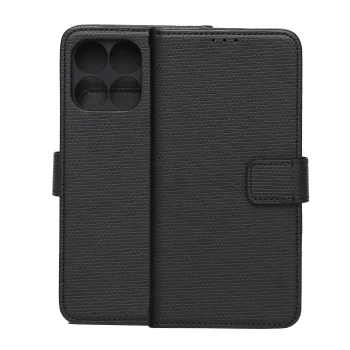 Atverčiamas dėklas Smart Triangle skirtas Motorola Edge 70 Fusion, juodas
