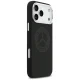 Mercedes Silicone Vintage Logo MagSafe dėklas telefonui iPhone 17 Pro Max, juodas