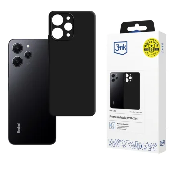 Dėklas 3mk Matt Case telefonui Xiaomi Redmi 12, juodas