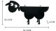 Toilet Paper Rack Stand Decorative Metal Toilet Tissue Holder, Sheep
