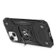 Wozinsky Ring Armor dėklas telefonui iPhone 15 Plus su žiedu ir stovu, sidabrinis