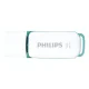 USB atmintinė Philips Snow Edition 8 GB USB 3.0, balta/žalia