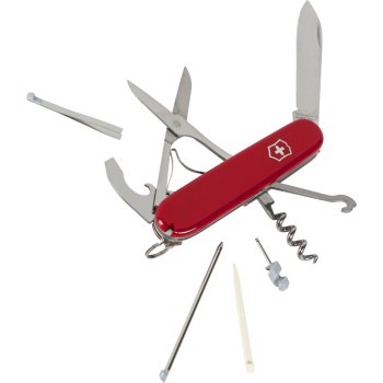 Kišeninis peilis Victorinox Compact 1.34 05, 91 mm, raudonas