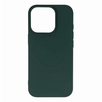Liquid Silicone Case MagSafe for iPhone 16 Pro Max, Dark Green
