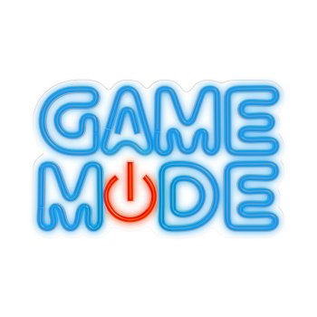 Forever Light Neon PLEXI LED GAME MODE dekoracinis šviestuvas, mėlynas/raudonas