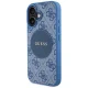 Guess 4G Circle Classic Logo MagSafe dėklas, skirtas iPhone 16, mėlynas