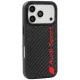 Audi R8 Carbon Fiber MagSafe dėklas telefonui iPhone 18 Pro / 17 Pro, juodas
