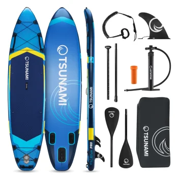 Pripučiama SUP irklentė 4Fizjo TSUNAMI PRO T13 350 cm, įvairiaspalvė