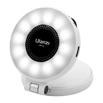 Išmaniojo telefono LED lempa Ulanzi LM19 MagSafe (2500 K - 8500 K), balta