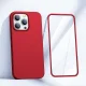 Dėklas su apsauginiu stiklu Joyroom 360 Full Case iPhone 13 Pro Max JR-BP928, raudonas