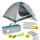 Dvivietė turistinė palapinė Mountain Goat Prime Duo 133202, pilka