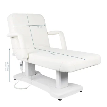 Azzurro 819A elektrinis kosmetologinis gultas, baltas