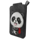 Nimmy Cute Pets 2.0 Panda magnetinis dėklas-piniginė su stovu, juodas