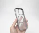 LAUT Huex Protect dėklas su MagSafe skirtas iPhone 15 Pro Max, pilkas