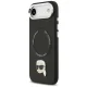 Karl Lagerfeld Karl Pin MagSafe dėklas telefonui iPhone Air, juodas