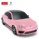 Rastar Volkswagen Beetle R/C 1:14 radijo bangomis valdomas automobilis, rožinis