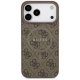 Guess 4G Ring Classic Logo MagSafe dėklas iPhone 17 Pro Max, rudas