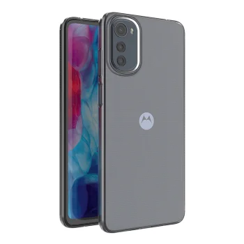 Skaidrus dėklas Motorola Moto E32, Ultra Clear 0.5mm plonas telefono dėklas
