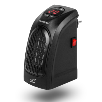 LTC Mini House Electric Heater Radiator, Black