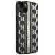 Karl Lagerfeld Monogram Stripe dėklas, skirtas iPhone 14 Plus, pilkas