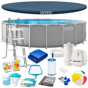 Karkasinis baseinas Intex 26756 610x132 cm (18 dalių rinkinys)