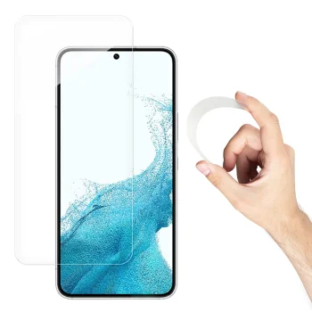 Hibridinis apsauginis stiklas Wozinsky Nano Flexi – Samsung Galaxy S22+ (S22 Plus), 9H, 0.15 mm