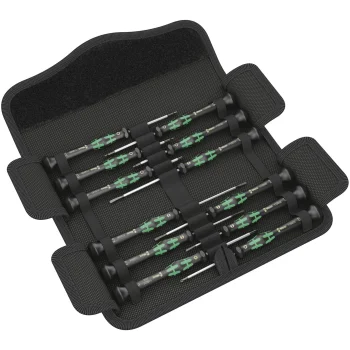 Tiksliųjų atsuktuvų rinkinys Wera Kraftform Micro, 12 vnt.