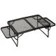 Sulankstomas kempingo stalas LUARO KX3186_1, 87x40x27 cm, juodas