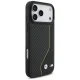 BMW dėklas iPhone 17 Pro Max telefonui M Carbon Line & Logo MagSafe, juodas/geltonas