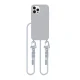 „Tech-Protect MagNecklace MagSafe“ dėklas „iPhone 12 / 12 Pro“, pilkas