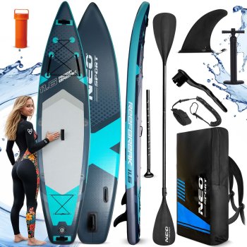 Pripučiama SUP irklentė Neo-Sport Reefbreak, 350 x 81 x 15 cm