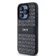 DKNY Mono Stripe & Metal Logo dėklas iPhone 15 Pro telefonui, juodas