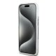 DKNY dėklas iPhone 15 telefonui Liquid Glitters Arch Logo, juodas
