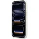 Guess Peony 4G Small Logo MagSafe dėklas telefonui iPhone 17 Pro / 18 Pro, smėlio spalvos