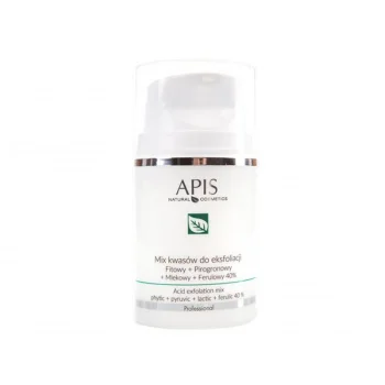 Apis 40% Exfoliation Acid Mix: Phytic, Pyruvic, Lactic, Ferulic 50 ml