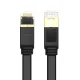 Ugreen Ethernet patch cord U/FTP Cat. 7 10Gb/s flat 0.5m black (NW106)