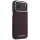 Karl Lagerfeld Grained Elongated Logo MagSafe dėklas iPhone 17/18 Pro Max, bordo