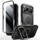Supcase IBLSN Ares Flip Mag MagSafe dėklas iPhone 17 Pro Max, juodas
