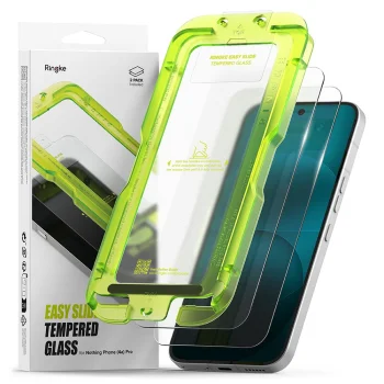 Apsauginis stiklas Ringke Easy Slide telefonui Nothing Phone 4A Pro, 2 vnt.