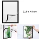 Magnetic Frame for Diamond Painting and Photos, Black