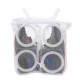 Mesh Shoe Washing Bag for Washing Machine, 28 × 27 cm, White