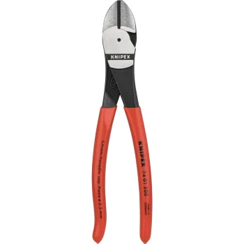 Šoninės kirpimo replės KNIPEX 74 01 200, 200 mm