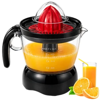 Elektrinė citrusinių vaisių sultiaspaudė 0.7L 25W, juoda