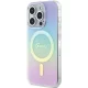 Dėklas Guess IML Iridescent MagSafe skirtas iPhone 15 Pro Max 6.7\", violetinis (GUHMP15XHITSU)