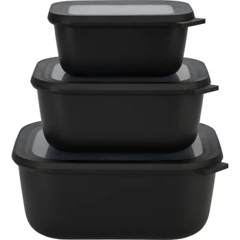 Maisto indelių rinkinys Mepal Cirqula, 3 vnt., nordic black